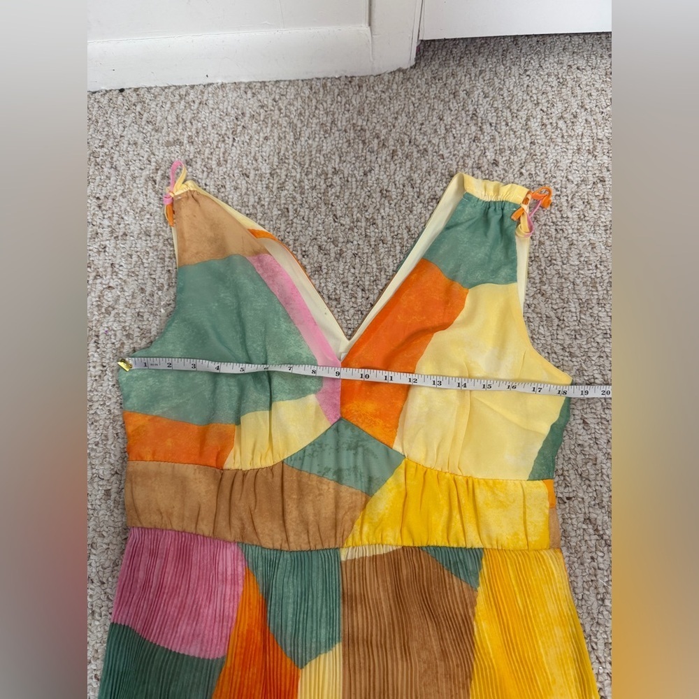 Cato Multicolor Abstract Maxi Dress size L New with tag - Picture 4 of 6